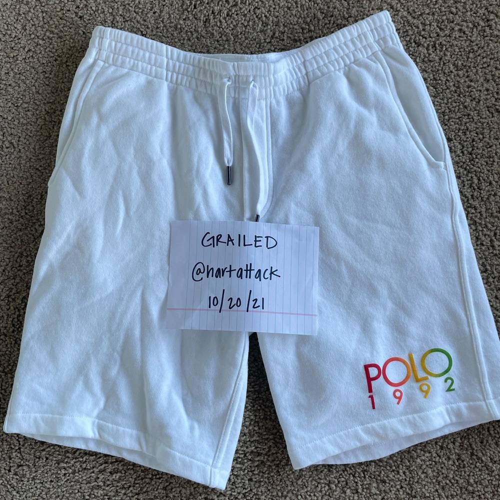 Men’s POLO White Sweatshorts